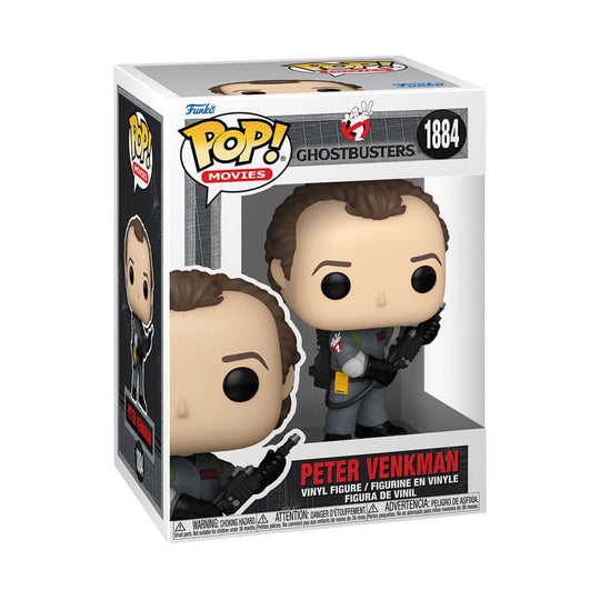 Boîte-fenêtre de la figurine Funko POP! Ghostbusters 2 Peter Venkman