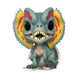 Figurine Funko POP! Dilophosaurus Hatchling Jurassic Park en vinyle, vue détaillée de face