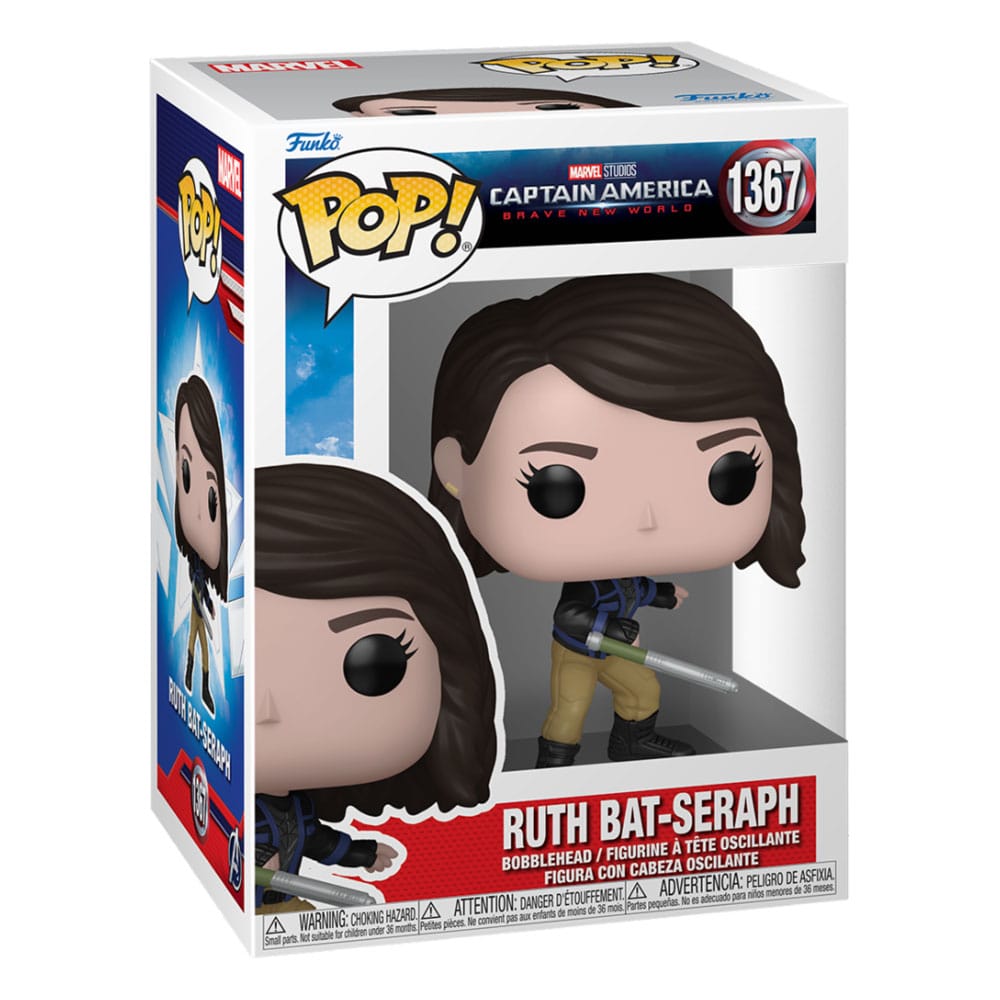 Boîte-fenêtre de la Funko POP! Ruth Bat-Seraph Captain America 4 avec figurine
