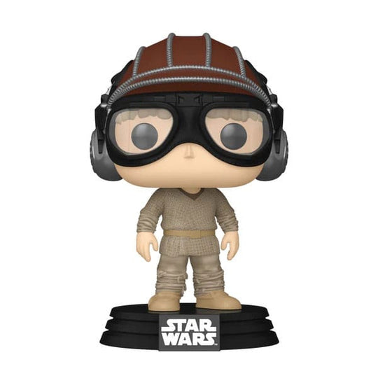 Figurine Funko POP! Anakin Skywalker avec casque de Star Wars Épisode I