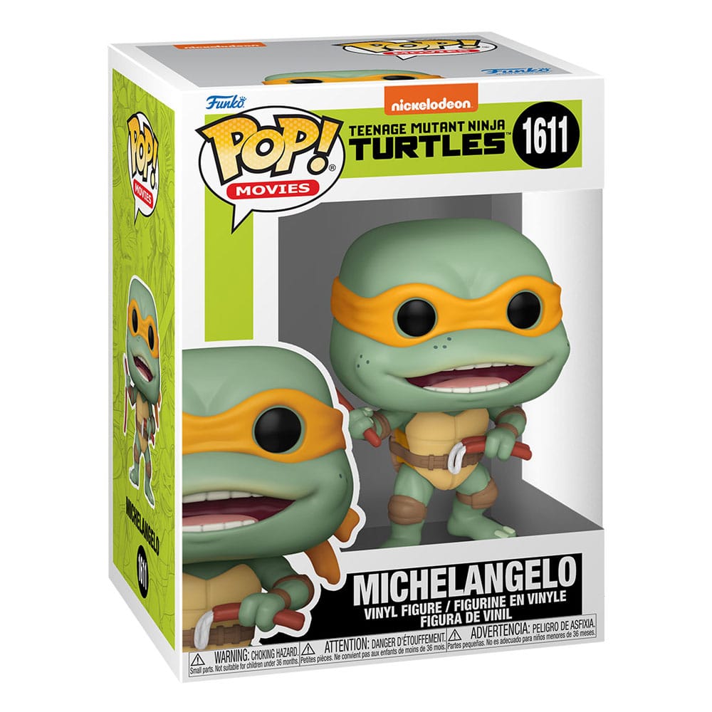 Figurine Funko POP! Michelangelo Tortues Ninja en vinyle dans sa boîte-fenêtre