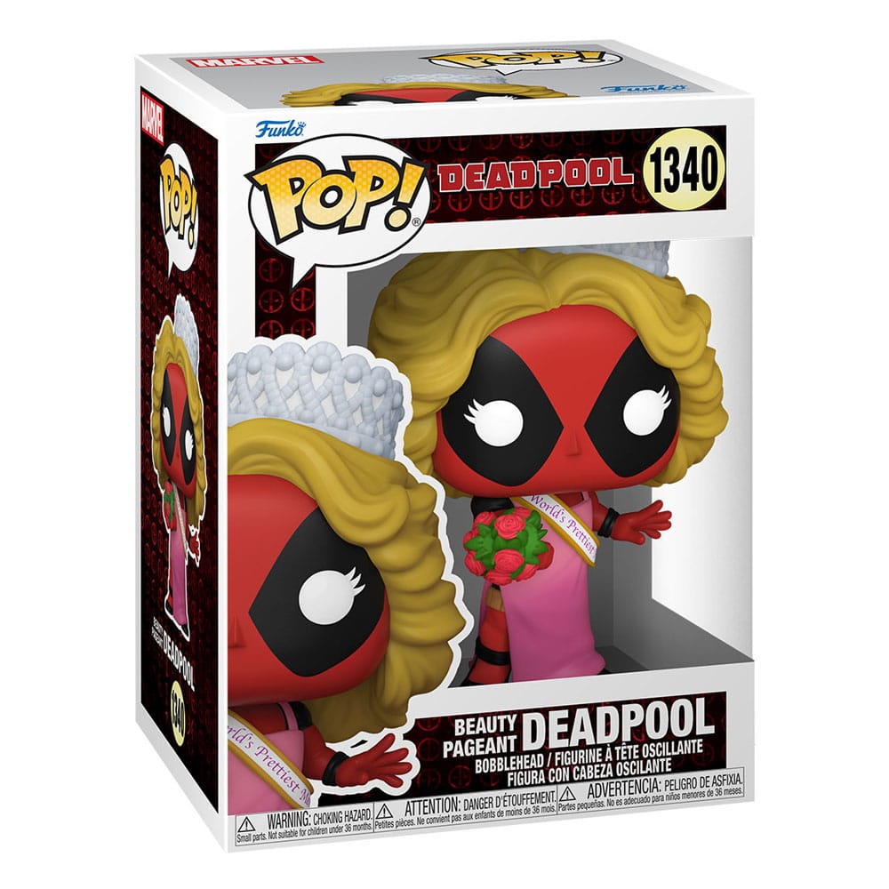 Boîte-fenêtre de la figurine Funko POP Deadpool Parodie