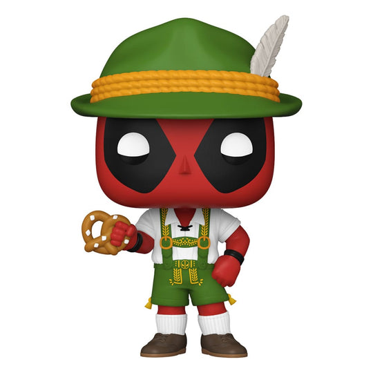 Figurine Funko POP Deadpool Parodie Lederhosen vue de face