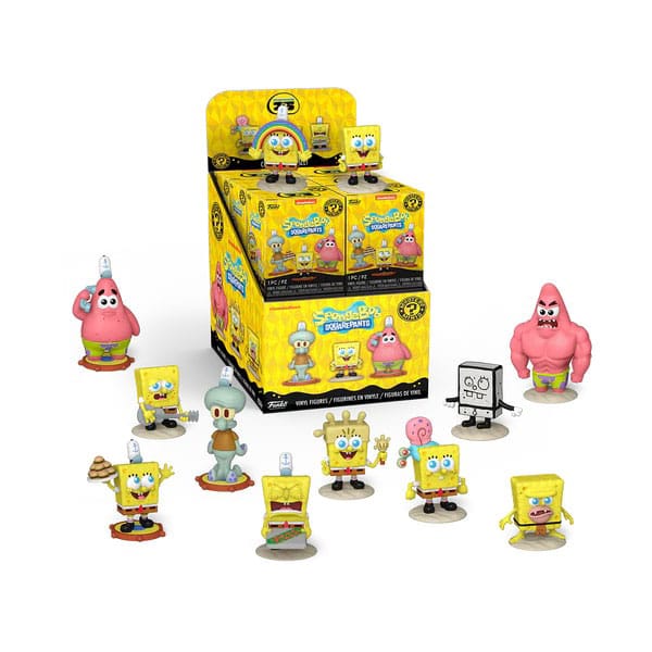 Présentoir Funko Mystery Minis SpongeBob 25ème Anniversaire avec 12 boîtes-mystère