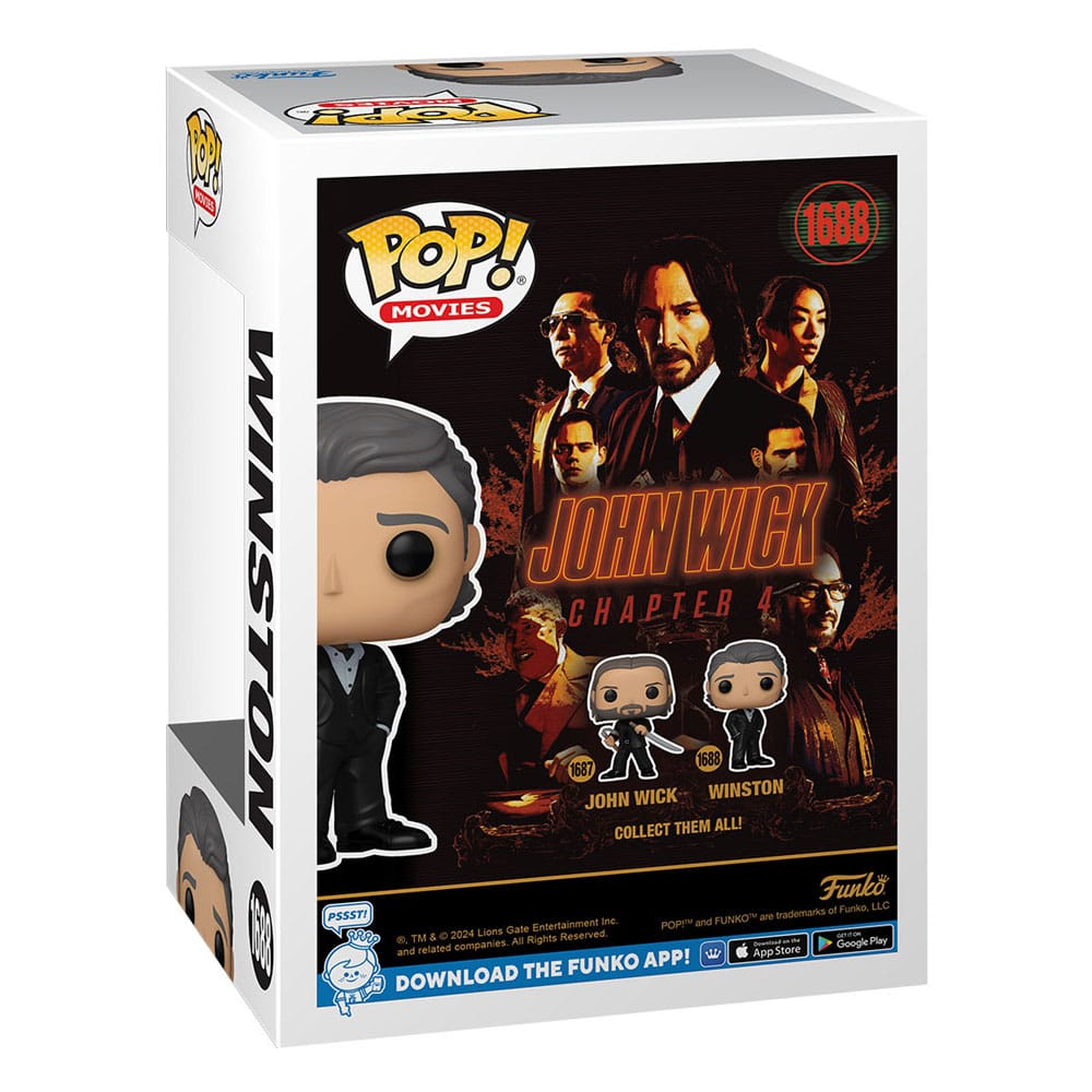 Détail de la figurine Funko POP! Winston du film John Wick 4