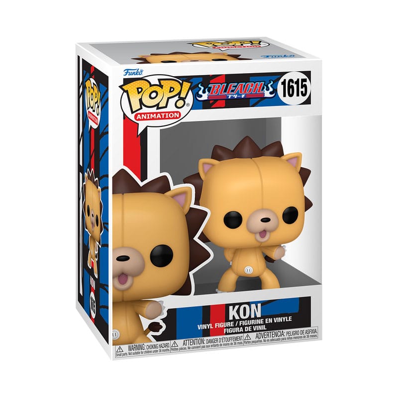 Gros plan de la figurine Funko POP! Kon de Bleach, vue de face