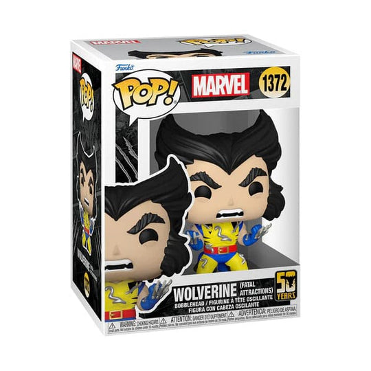 Boîte-fenêtre de la figurine Funko POP! Wolverine 50th Ultimate Adamantium