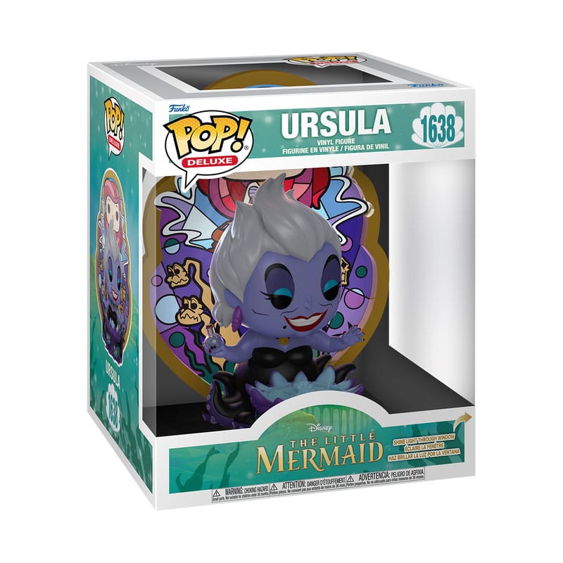Boîte-fenêtre de la figurine Funko POP! Deluxe Ursula (Verre) 9 cm
