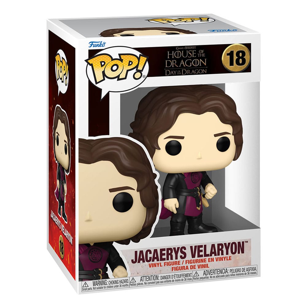 Boîte-fenêtre de la figurine Funko POP! Jacaerys Valerion House of the Dragon