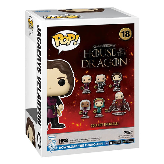 Détail de la figurine Funko POP! Jacaerys Valerion House of the Dragon