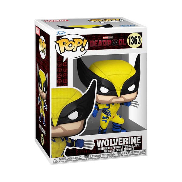 Boîte-fenêtre de la figurine Funko POP! Wolverine Marvel