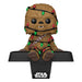 Figurine Funko POP! Star Wars Chewbacca Edge-Sitter de 9 cm, vue de face, prête à s'accrocher.