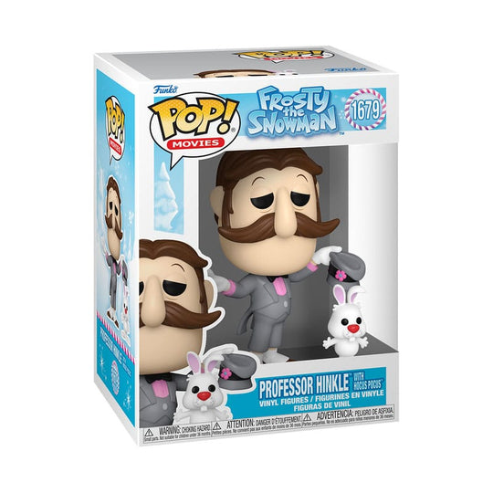 Vue détaillée de la figurine Funko POP Professeur Hinkle de Frosty the Snowman