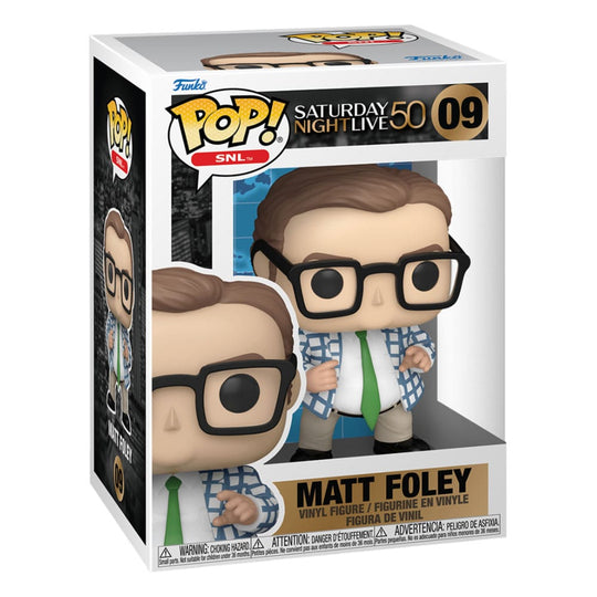 Boîte-fenêtre de la figurine Funko POP! Saturday Night Live Matt Foley