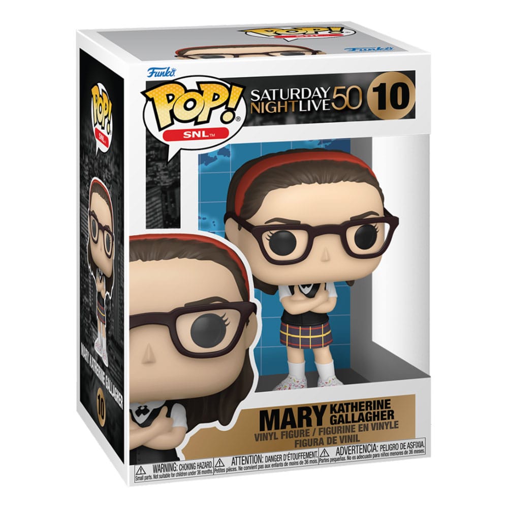 Boîte-fenêtre de la figurine Funko POP! SNL MKG Super Star 50 Ans