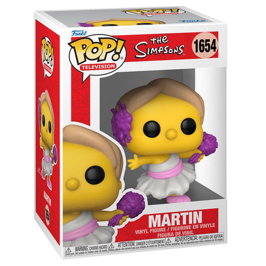 Boîte-fenêtre de la Funko Pop Martin Calliope des Simpsons