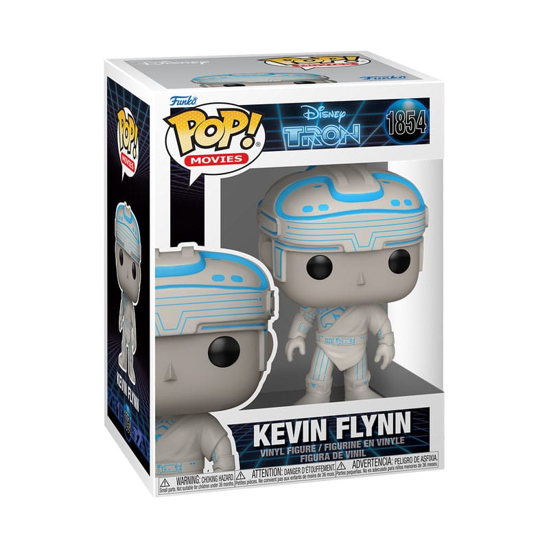 Boîte-fenêtre de la figurine Funko POP! Tron Kevin Flynn 1982