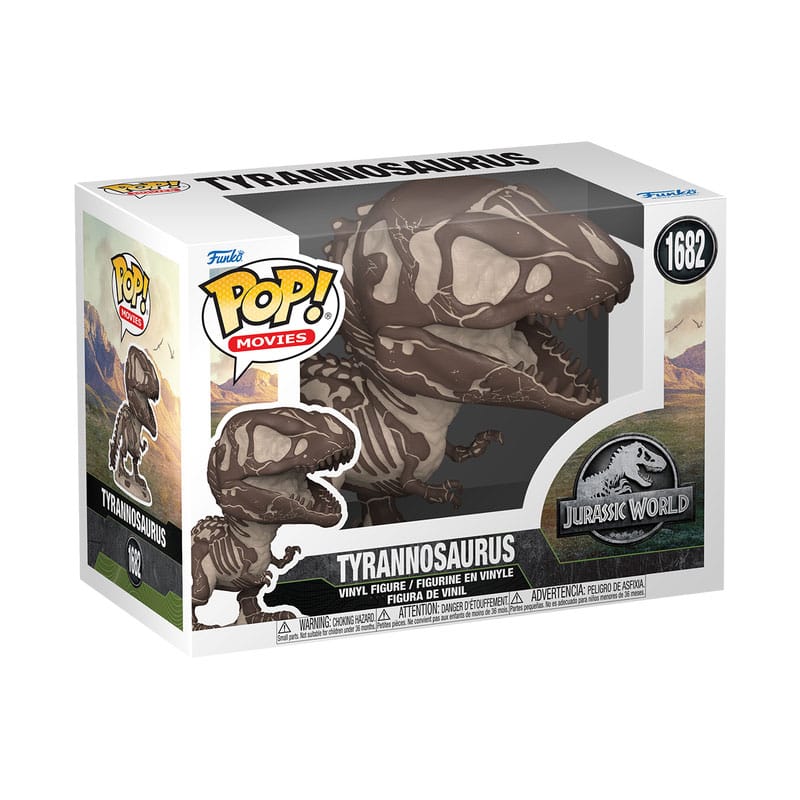 Boîte-fenêtre de la figurine Funko POP! Fossil T-Rex Jurassic Park