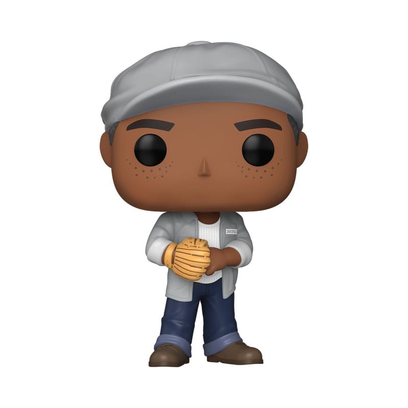 Figurine Funko POP Les Évadés Red Redding vue de face en boîte-fenêtre