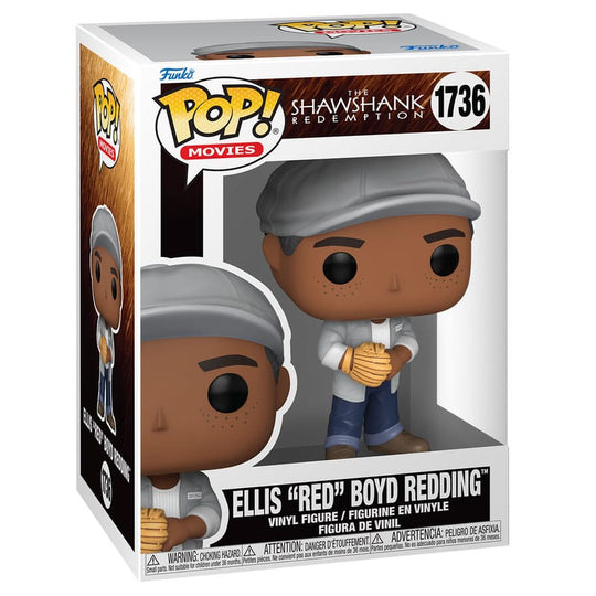 Détail de la figurine Funko POP Ellis 'Red' Boyd Redding 9 cm