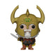 Figurine Funko POP! Helm Hammerhand du Seigneur des Anneaux : La Guerre des Rohirrim, détails de l'armure et du casque.