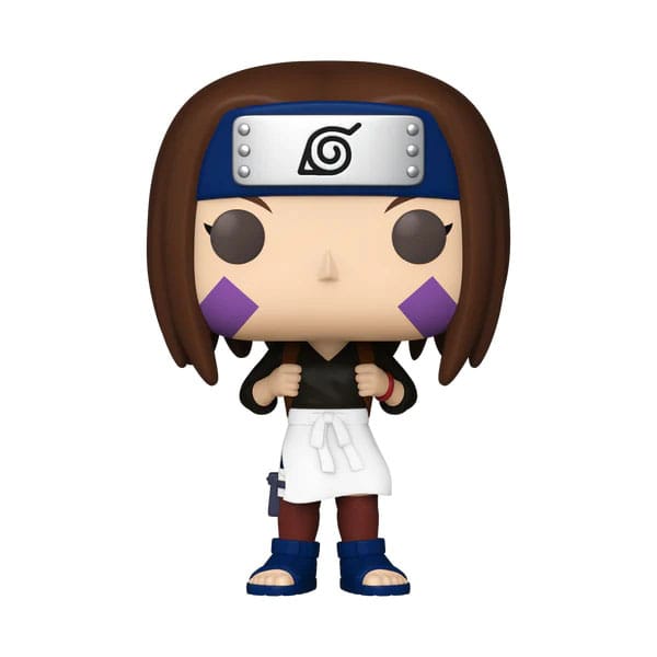 Figurine Funko Pop! Rin Nohara Naruto Shippuden en vinyle, vue de face et de profil