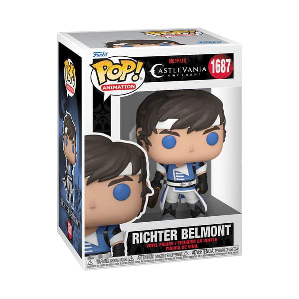 Boîte-fenêtre de la figurine Funko POP Richter Belmont Castlevania Nocturne