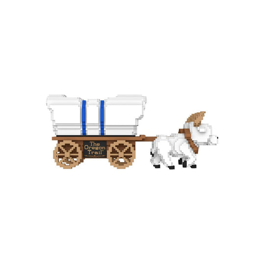 Figurine Funko POP! Oregon Trail Ox & Wagon en situation sur un diorama