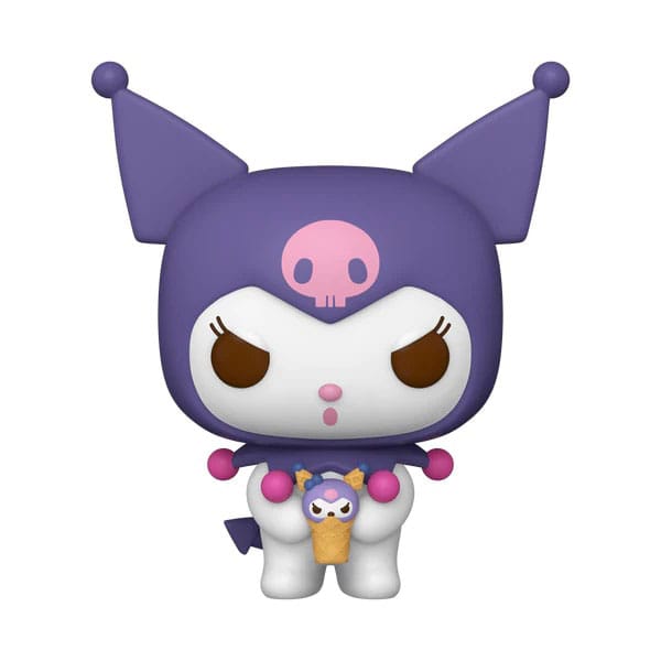 Figurine Funko POP! Hello Kitty Kuromi Sanrio en vinyle, vue de face.