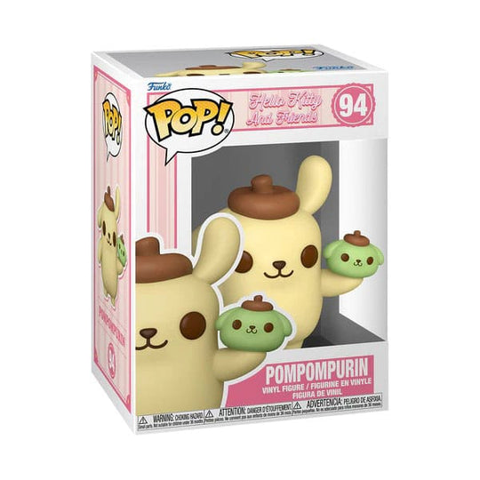 Boîte-fenêtre de la figurine Funko POP! Hello Kitty Pompom Sanrio avec le personnage visible