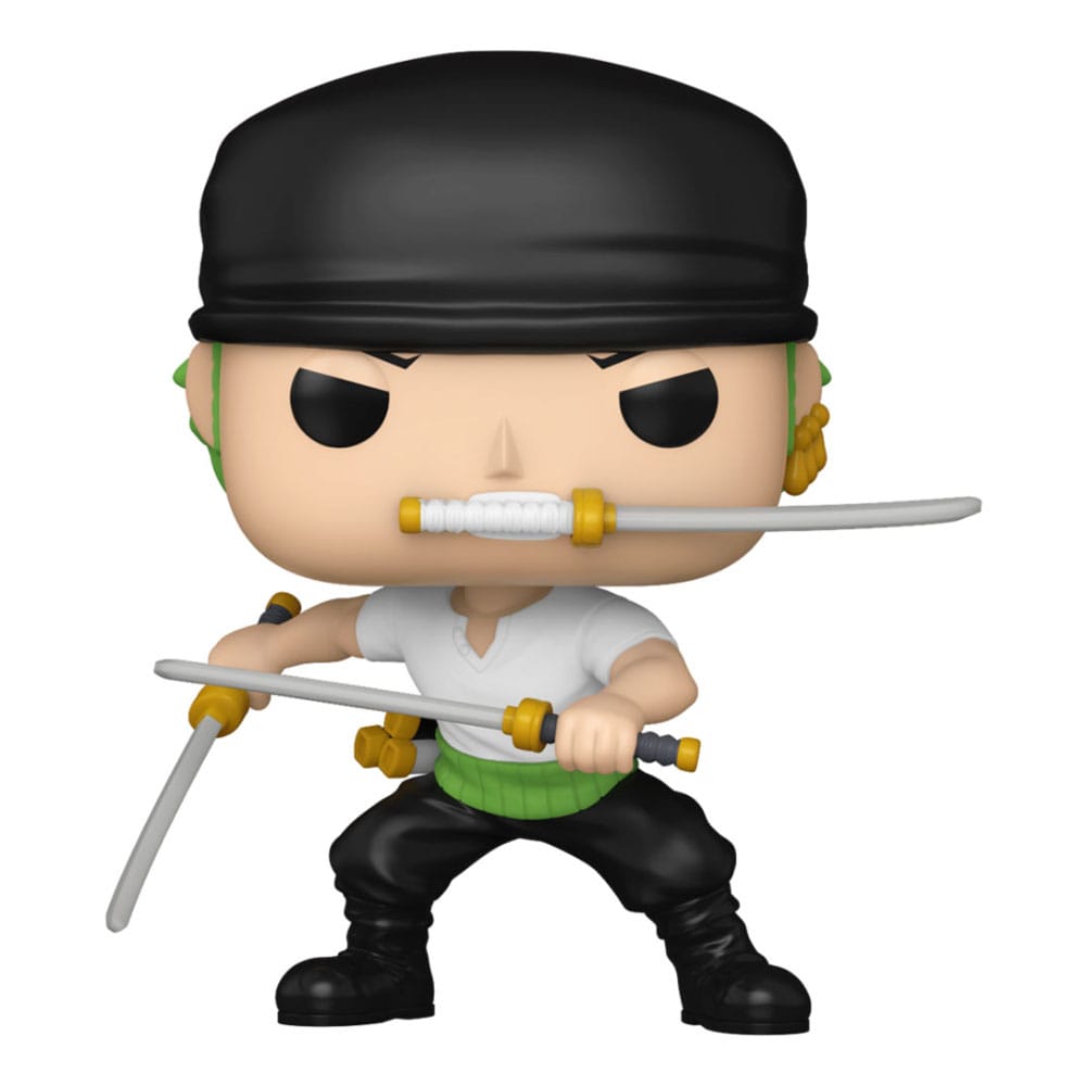 Figurine Funko POP Zoro (Refresh) version Chase rare, gros plan