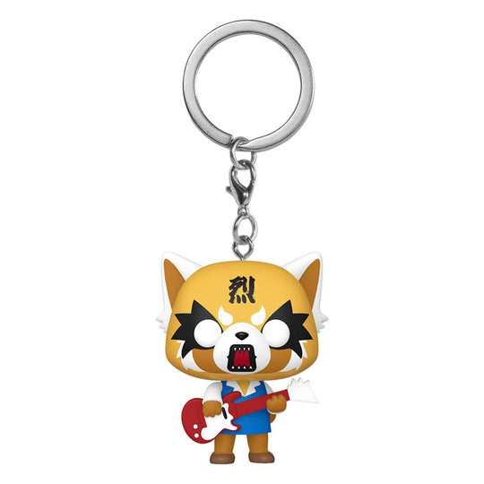 Présentoir complet de 12 porte-clés Funko Pocket POP! Aggretsuko avec guitare
