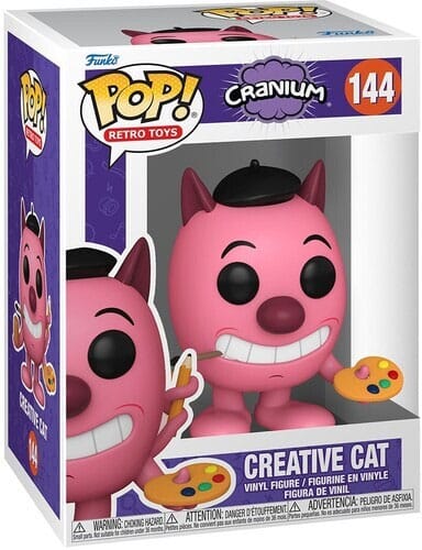 Détail de la figurine Funko Pop Creative Cat de 9 cm