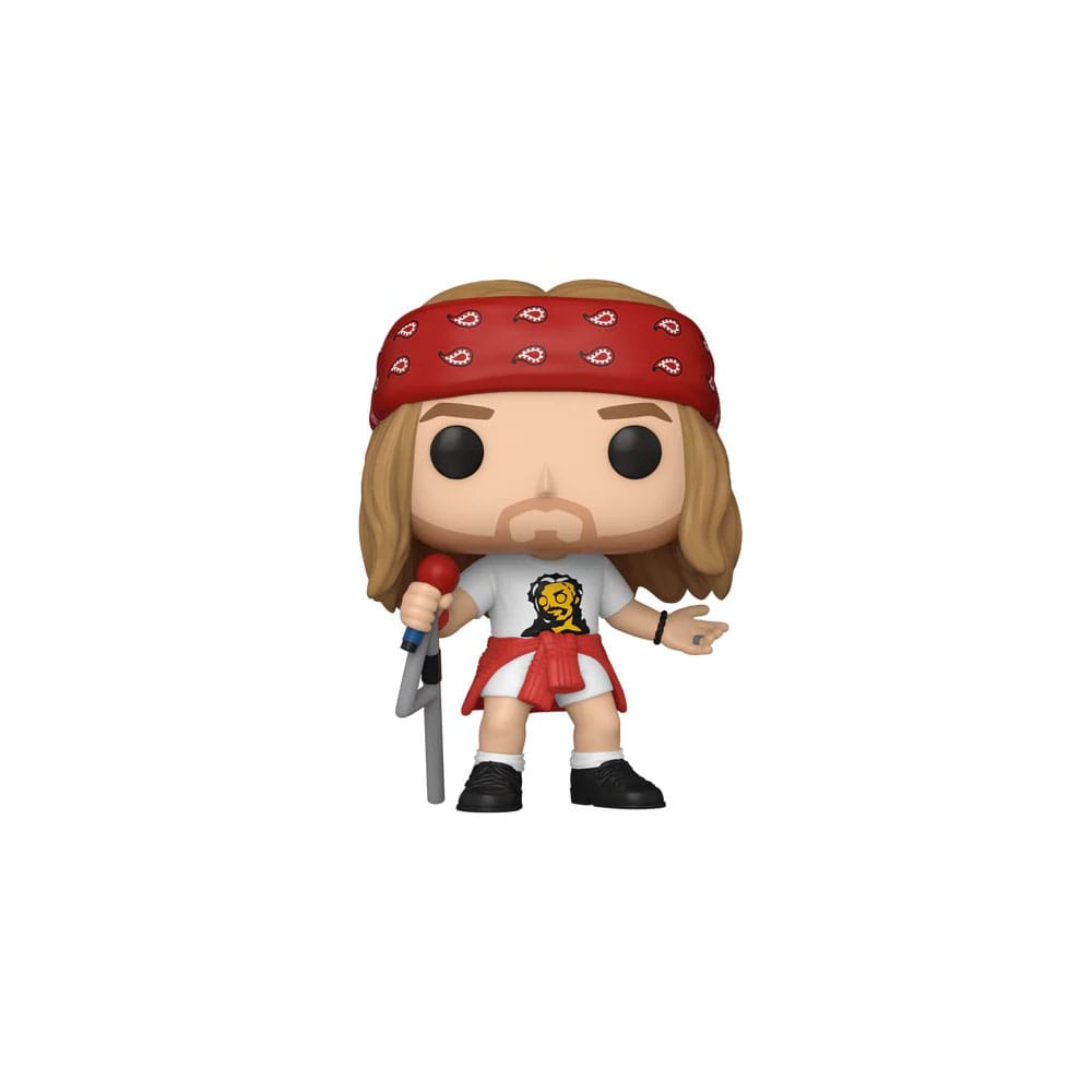 Vue rapprochée de la figurine Funko POP! Axel Rose (1992) variante Chase
