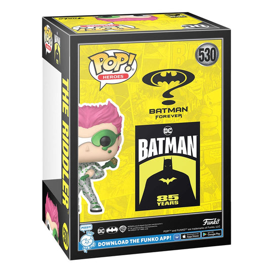 Détail de la figurine vinyle The Riddler Funko POP! 9 cm