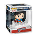 Détail de la figurine Funko POP! Superman (1978) FoS, montrant la qualité du vinyle et les couleurs vives