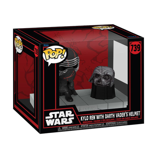 Détail de la figurine Funko POP! Kylo Ren 9 cm avec sabre laser