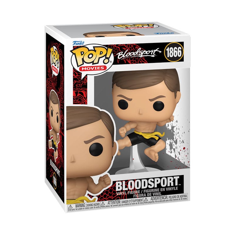 Boîte-fenêtre de la figurine Funko POP! Bloodsport Frank Dux