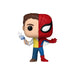 Figurine Funko POP! Marvel Split Spider-Man/Peter Parker vue de face