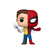 Figurine Funko POP! Marvel Split Spider-Man/Peter Parker vue de face