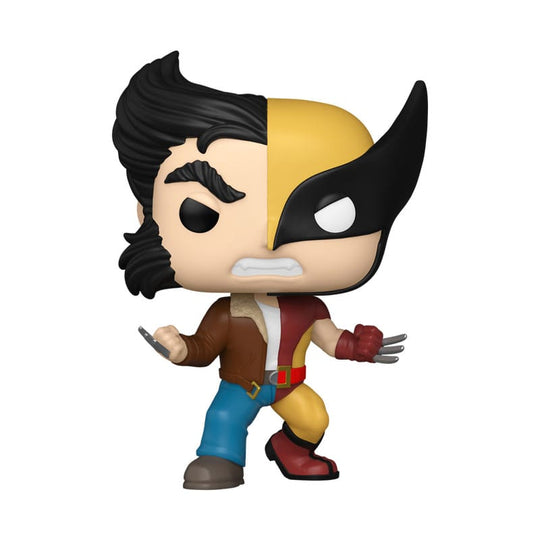 Figurine Funko POP! Marvel Split Wolverine/Logan en emballage boîte-fenêtre