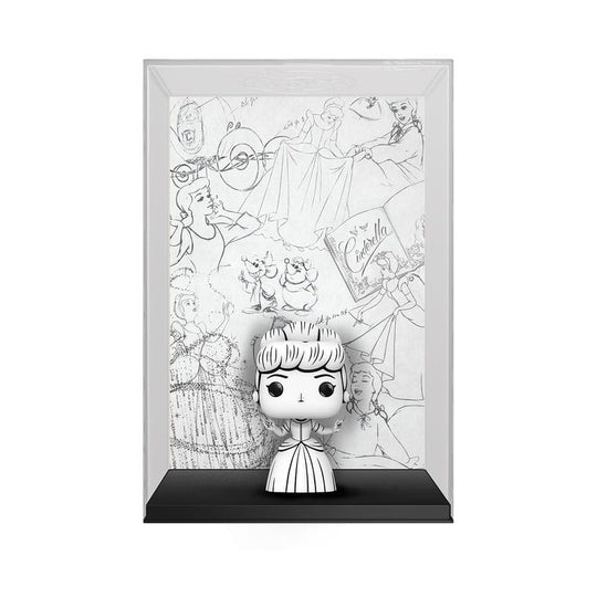 Figurine Funko POP! Cendrillon Sketched Comic Cover en vinyle de 9 cm, vue de face dans son style esquissé.