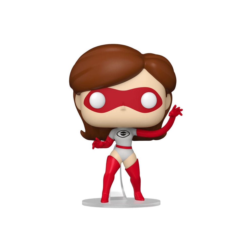 Vue d'ensemble de l'assortiment de 6 figurines Funko POP! Elastigirl, incluant la variante Chase