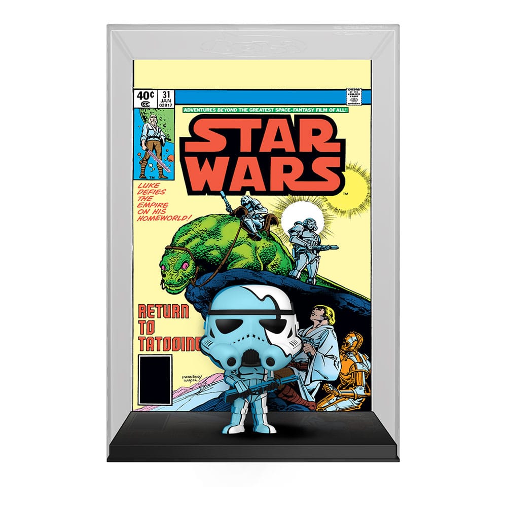 Figurine Funko POP! Star Wars Stormtrooper Comic Cover #31 (1977) vue de face