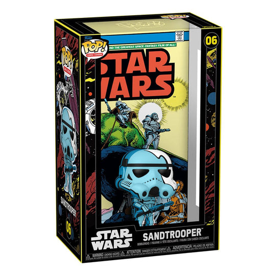 Boîte-fenêtre de la figurine Funko POP! Stormtrooper Comic Cover #31 avec illustration