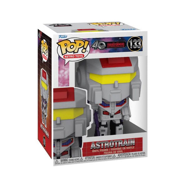 Emballage boîte-fenêtre de la figurine Funko POP! Astrotrain Star Wars Retro Series