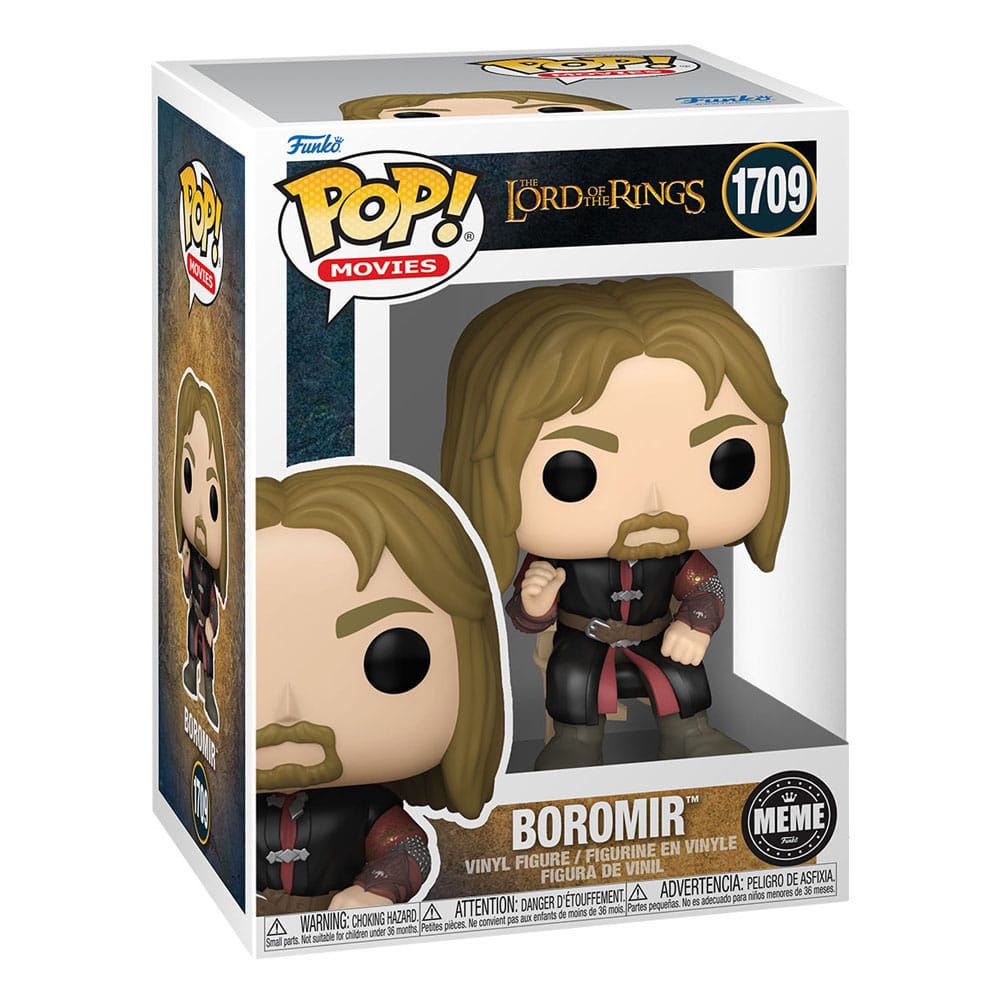 Figurine Funko POP! Boromir (Meme) en vinyle 9 cm dans sa boîte-fenêtre