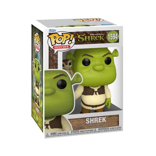 Boîte-fenêtre de la figurine Funko POP! Shrek 30ème Anniversaire avec Shrek et serpent