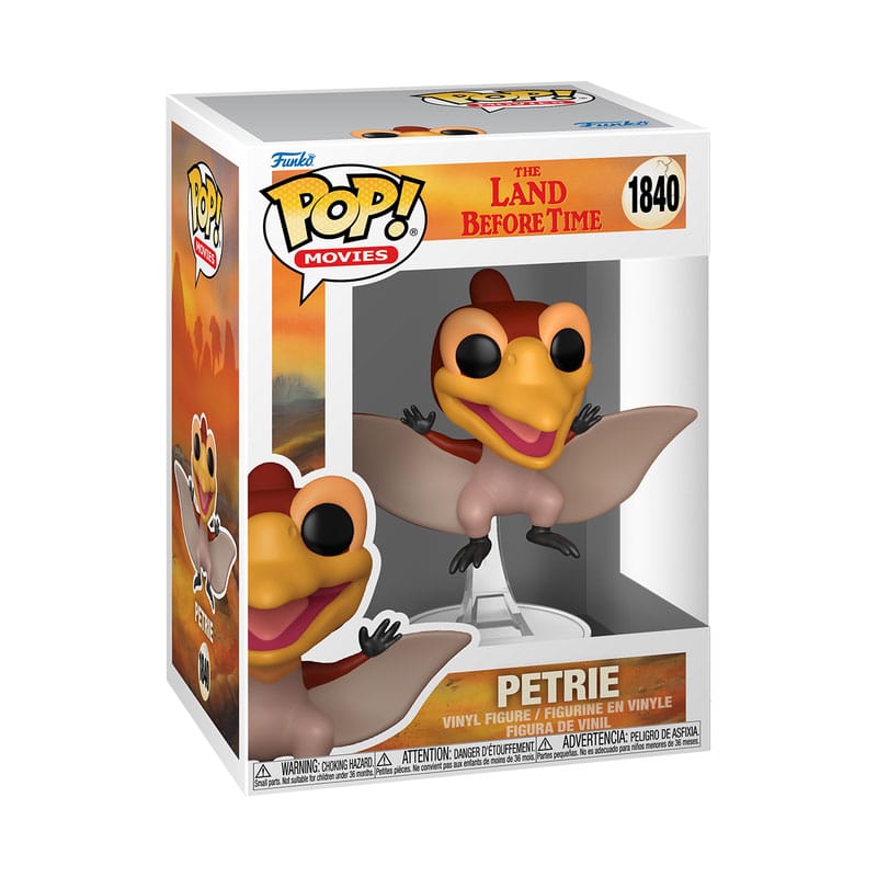 Boîte-fenêtre de la figurine Funko POP! Petrie Le Petit Dinosaure