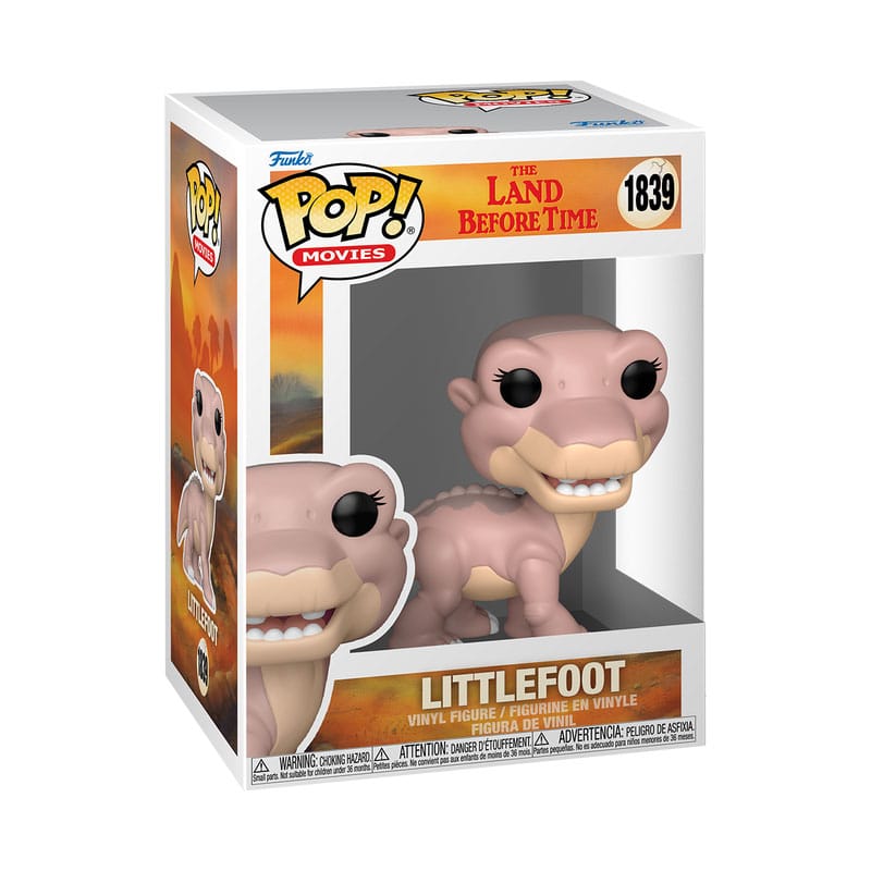 Boîte-fenêtre de la figurine Funko POP! Littlefoot Le Petit Dinosaure